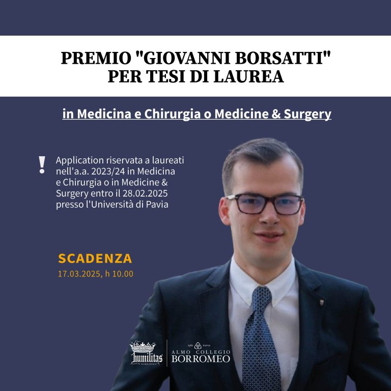 PREMIO GIOVANNI BORSATTI 2025